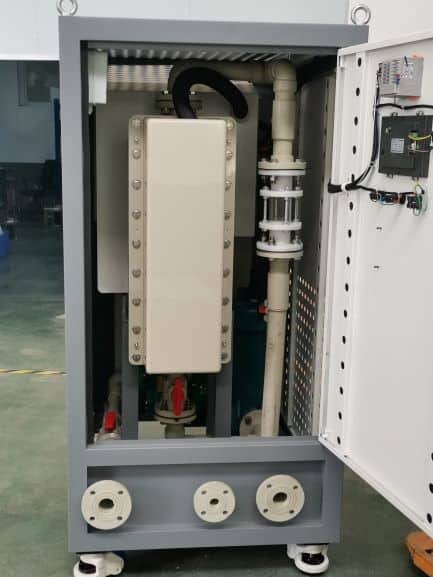 electro oxidation wastewater treatment unit eopm01 internal structure